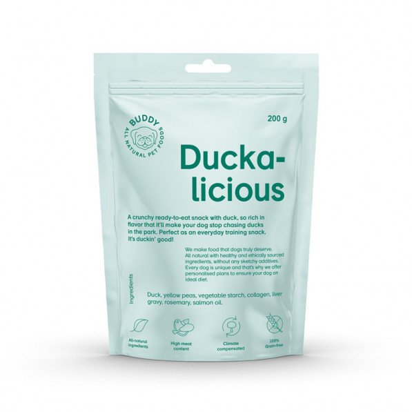 Buddy Semi Moist Duck with rosemary 200g Buddy Semi Moist Duck with rosemary 200g