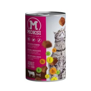 Moksi konzerva za mačke Govedina 415g