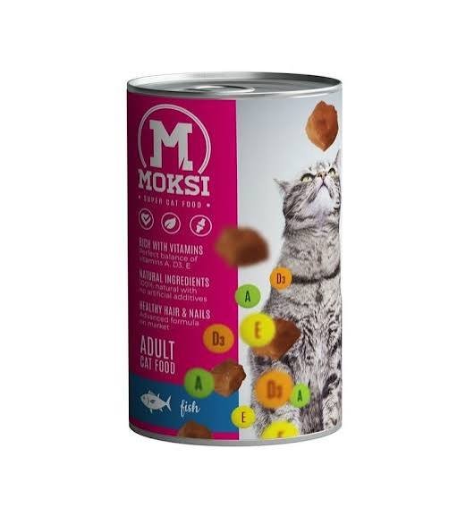 Moksi konzerva za mačke Riba 415g Moksi konzerva za mačke Riba 415g