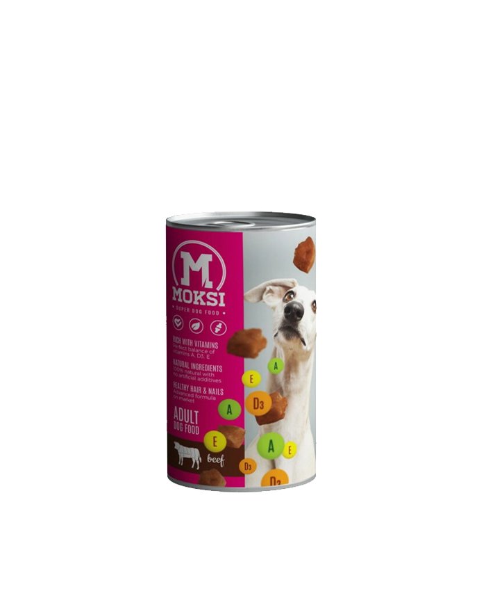 Moksi konzerva za pse Govedina 415g 1240g Moksi konzerva za pse Govedina 415g 1240g