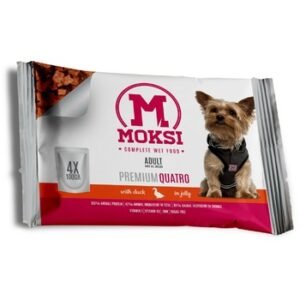 Moksi preliv za pse Pačetina u želeu 4x100g