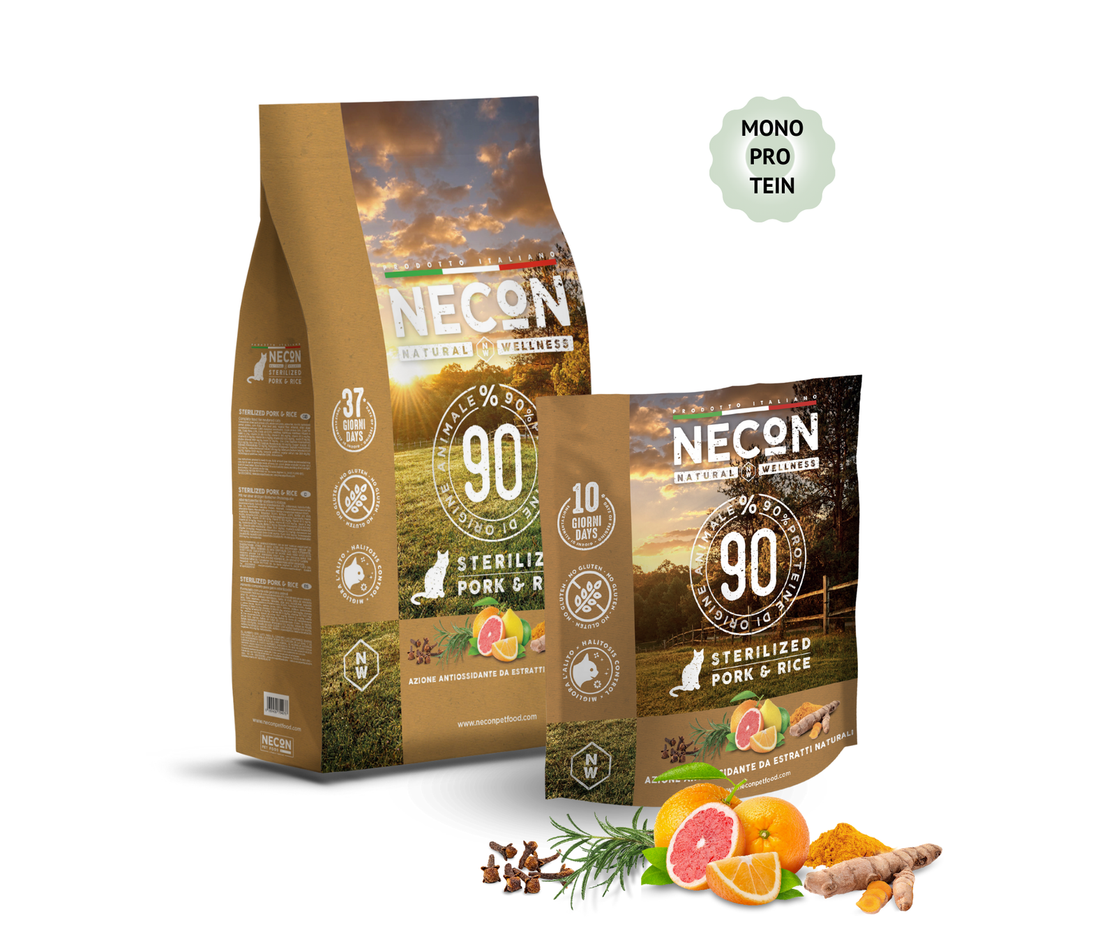 Necon Natural Wellness Sterilised Pork & rice 400g Necon Natural Wellness Sterilised Pork & rice 1.5kg