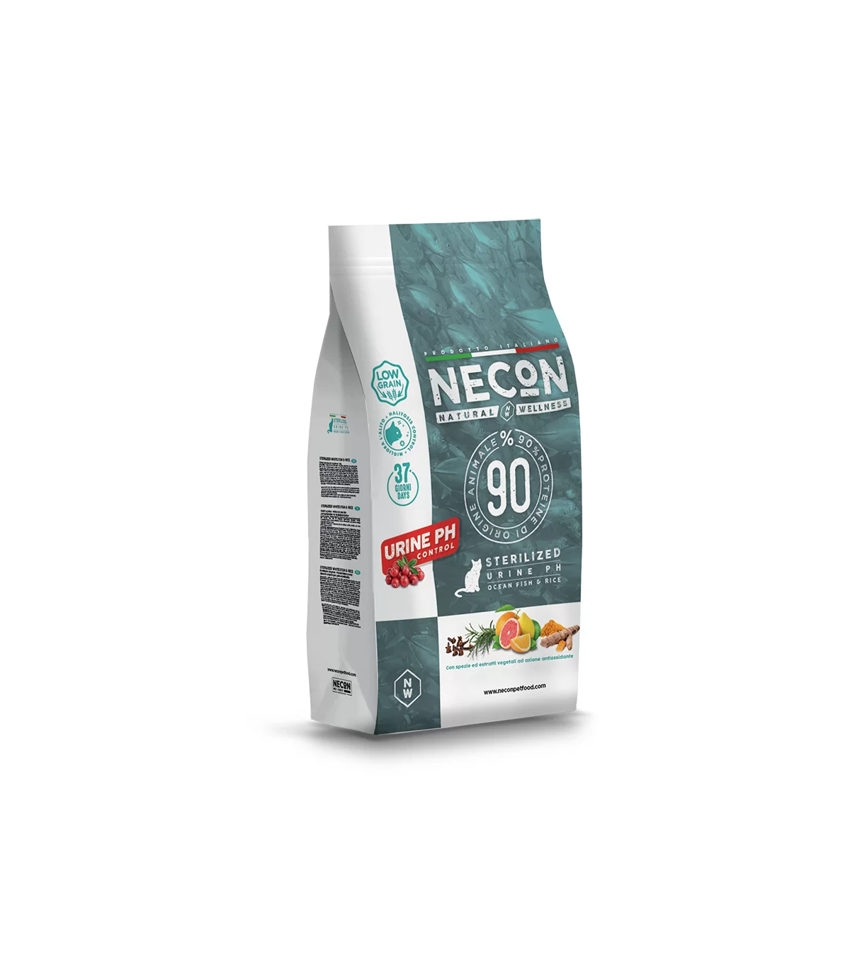 Necon Natural Wellness Sterilised Urine PH Fish & rice 1.5kg Necon Natural Wellness Sterilised Urine PH Fish & rice 1.5kg