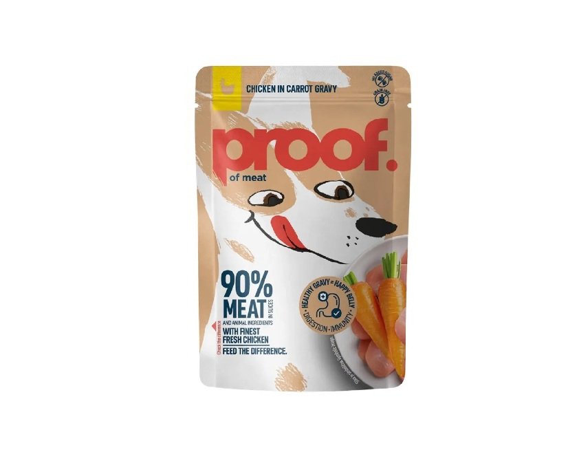 Proof Dog Piletina šargarepa u sosu 100g Proof Dog Piletina šargarepa u sosu 100g