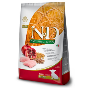 N&D Ancestral Grain Dog Puppy Mini – Piletina i nar