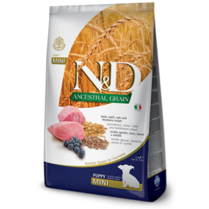 N&D Ancestral Grain Dog Puppy Mini – Jagnjetina i borovnica