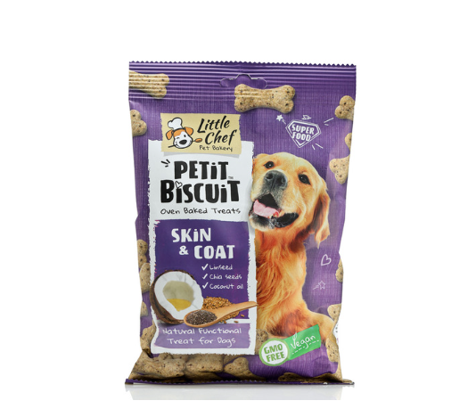 Little Chef Petit Biscuit poslastica za pse Koža i krzno 150g Little Chef Petit Biscuit poslastica za pse Koža i krzno 150g