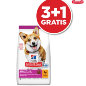 Hill's Adult Small&Mini Piletina 10kg 3+1 gratis