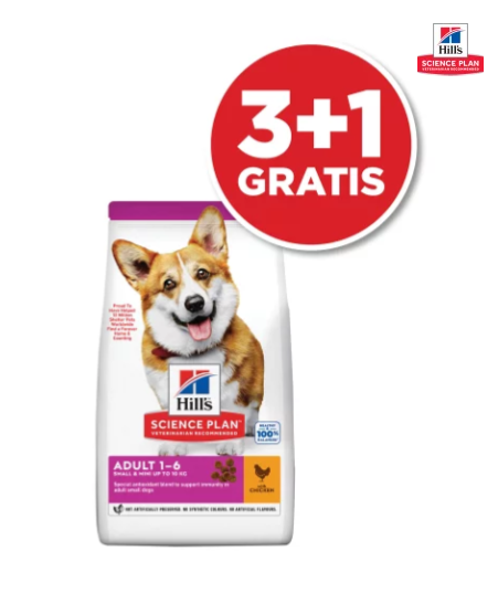 Hill's Adult Small&Mini Piletina 10kg 3+1 gratis Hill's Adult Small&Mini Piletina 10kg 3+1 gratis