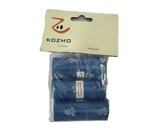Kozmo Kese za izmet sa šapama Zelene 3kom Kozmo Kese za izmet sa šapama Zelene 3kom