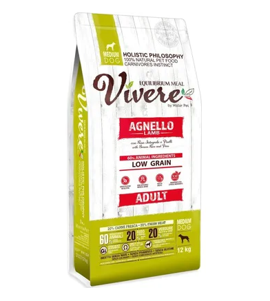 Vivere Adult Lamb Medium 12kg Vivere Adult Lamb Medium 12kg