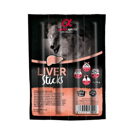 Alpha Spirit Snack for dog Sticks Jetra 4x10g Alpha Spirit Snack for dog Sticks Jetra 4x10g