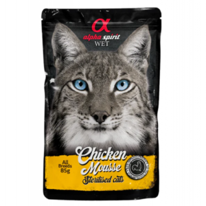 Alpha Spirit Cat Piletina sterilised 85g