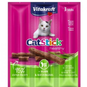 Vitakraft Cat Stick Mini Piletina i mačija trava 3x6g