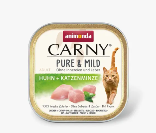 Animonda Carny Adult Piletina i mačija trava 100g Animonda Carny Adult Piletina i mačija trava 100g