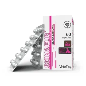 VetaPro Skin & Fur Black&Brown 60 kapsula