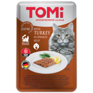 Tomi Cat GF Ćuretina u želeu od spanaća 100g