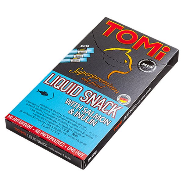 Tomi Cat Liquid snack Losos&Inulin 8x15g Tomi Cat Liquid snack Losos&Inulin 15g