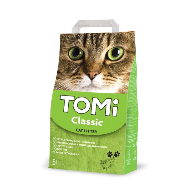 Tomi Classic posip za mačke i glodare 5L Tomi Classic posip za mačke i glodare 5L