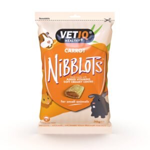 VetIQ Nibblots Šargarepa - poslastica za glodare 30g