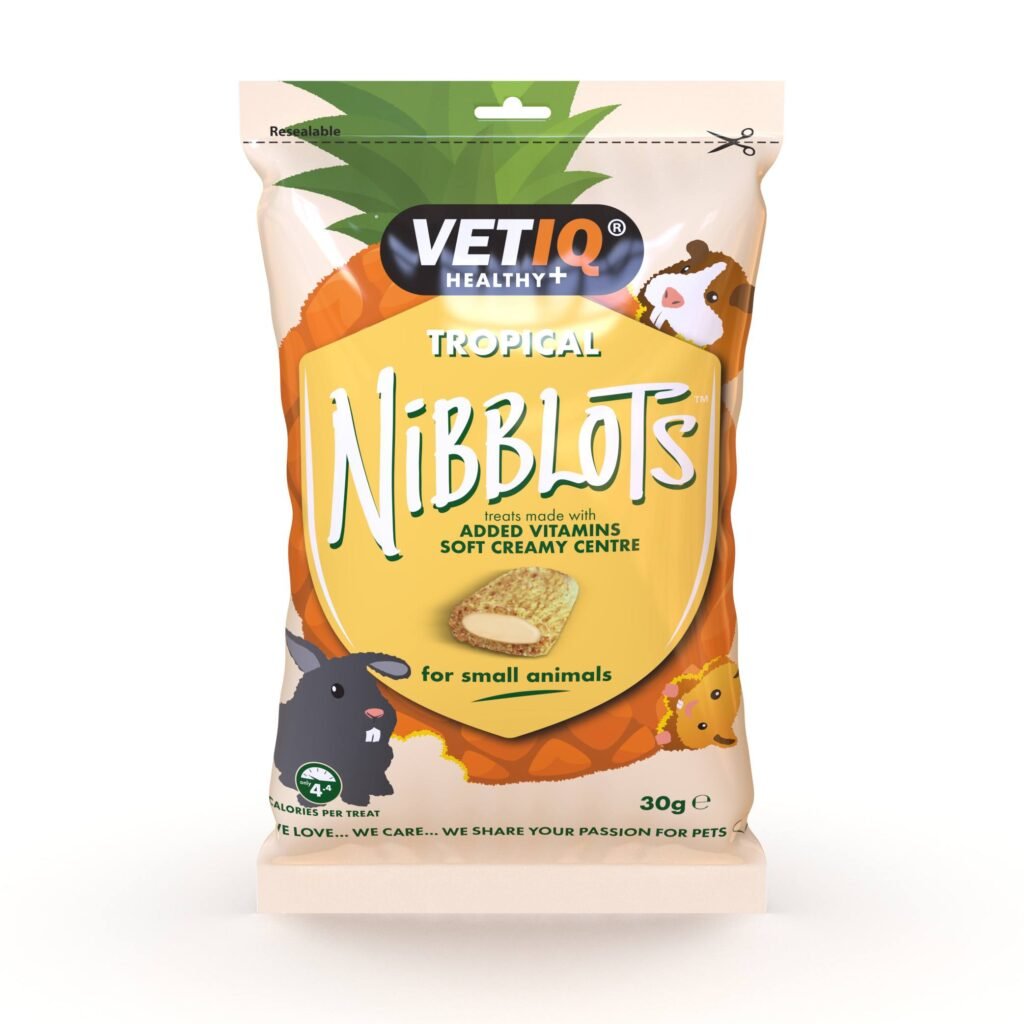 VetIQ Nibblots Tropical - poslastica za glodare 30g