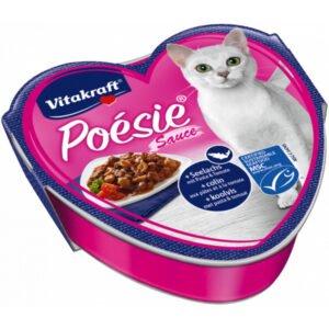 Vitakraft Cat Poesie Creation srce Bakalar i testenina u paradajz sosu 85g
