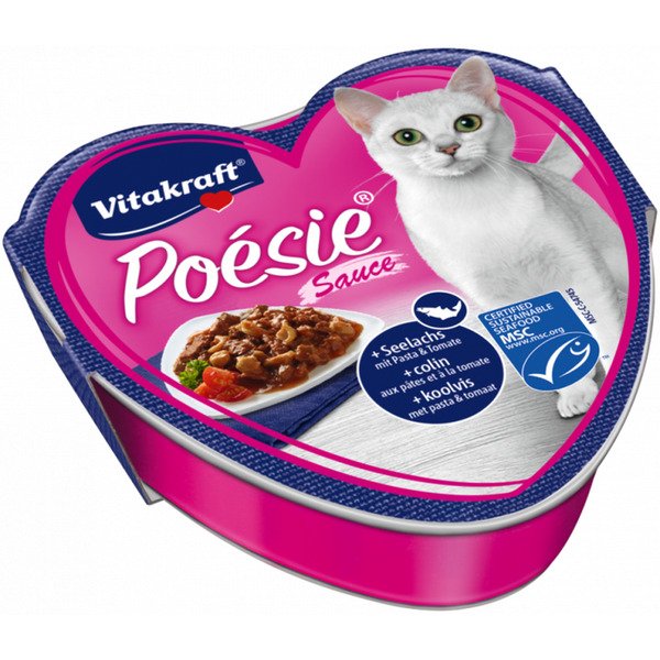 Vitakraft Cat Poesie Creation srce Bakalar i testenina u paradajz sosu 85g Vitakraft Cat Poesie Creation srce Bakalar i testenina u paradajz sosu 85g