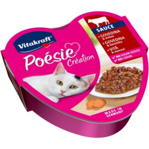 Vitakraft Cat Poesie Creation srce Govedina u sosu od šargarepe 85g