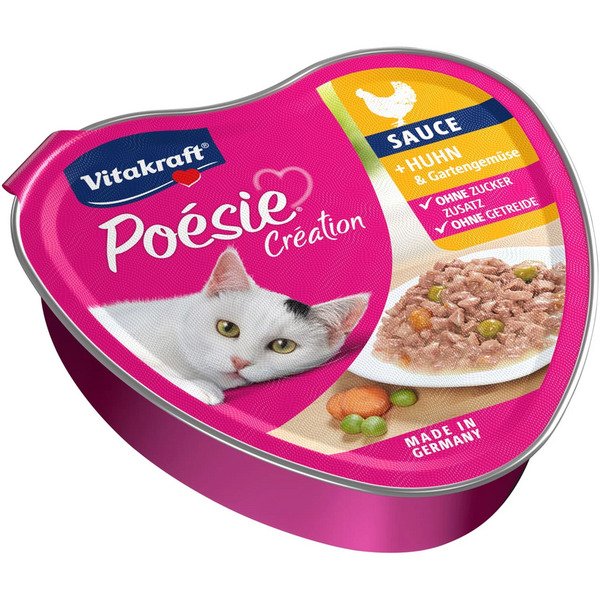 Vitakraft Cat Poesie Creation srce Piletina i povrće 85g Vitakraft Cat Poesie Creation srce Piletina i povrće 85g