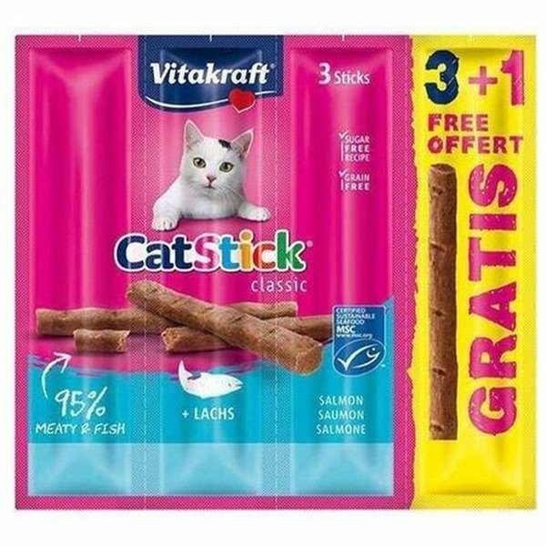 Vitakraft Cat Stick Mini Losos 3x6g Vitakraft Cat Stick Mini Losos 3x6g