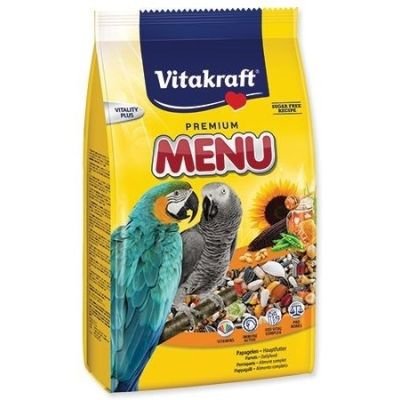 Vitakraft Menu Hrana za papagaje sa medom 1kg Vitakraft Menu Hrana za papagaje sa medom 1kg