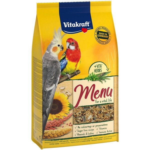 Vitakraft Menu Menu Hrana za nimfe sa medom 1kg Vitakraft Menu Menu Hrana za nimfe sa medom 1kg