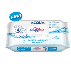 AmoreMio Vlažne maramice - Aqua 99% 40 kom