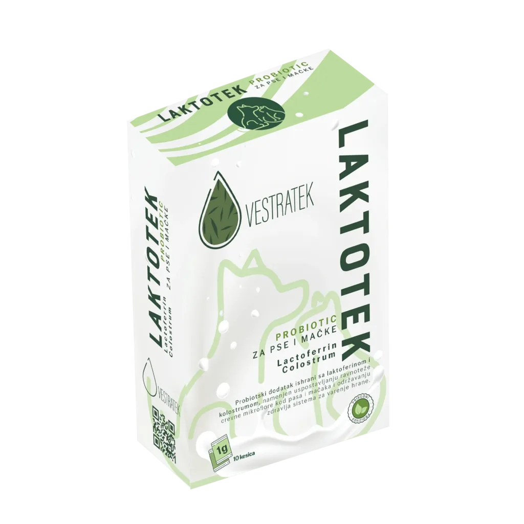 Vestratek Laktotek - Probiotik za pse i mačke 10 kesica