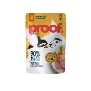 Proof Cat Piletina i ćuretina u sosu od šargarepe 85g