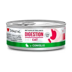 Disugual Cat Diet konzerva Digestion Low Fat Zec 85g