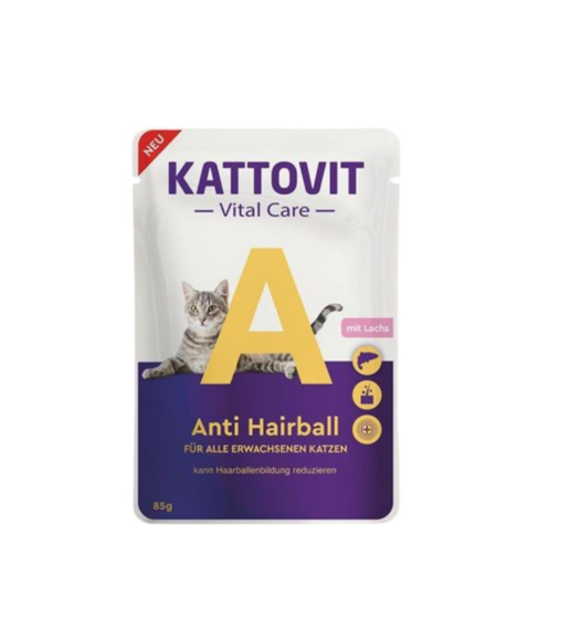 Kattovit Cat Vital Care Anti hairball sos 85g Kattovit Cat Vital Care Anti hairball sos 85g