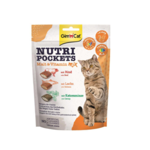 GimCat Nutri pockets Malt & Vitamin mix 150g