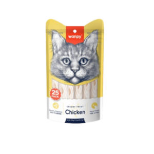 Wanpy Creamy Lickable Treats Piletina 25x14g