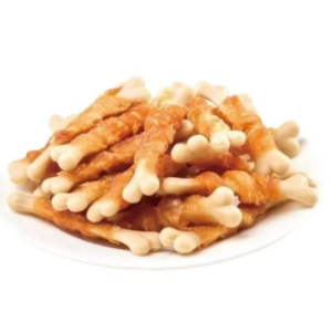 Wanpy Jerky&Calcium Bone Twist piletina 1kom