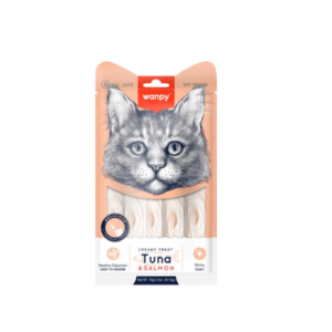 Wanpy Creamy Lickable tuna i losos 5x14g