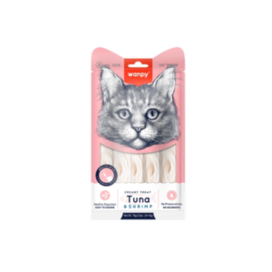 Wanpy Creamy Lickable tuna i škampi 5x14g