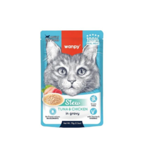 Wanpy gulaš za mačke Adult tuna i piletina 70g