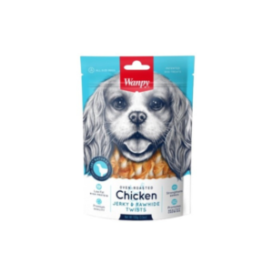 Wanpy Jerky&Rawhide Twists piletina 1kg