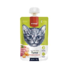 Wanpy pire za mačke tuna, piletina i šargarepa 90g