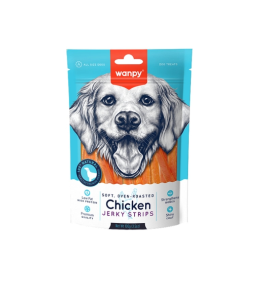 Wanpy Soft Jerky Strips piletina 100g Wanpy Soft Jerky Strips piletina 100g