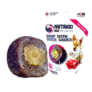 LK Baits Nutrigo Dog Treat Beef & Duck L-XL 200g