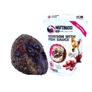 LK Baits Nutrigo Dog Treat Venison & Fish S-M 150g
