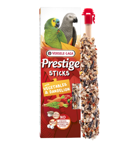 Versele Laga Sticks Parrots Vegetable & Dandelion 2kom 140g Versele Laga Sticks Parrots Vegetable & Dandelion 2kom 140g