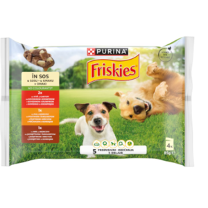 Friskies Dog Meso sos multipack 4x85g